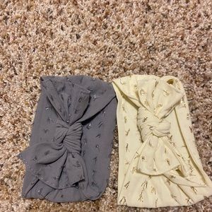 Baby bling tinsel bows